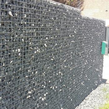Gabione Stone Basket privacy protection stone fence gabionenzaun Fencing 17,5m 1830mm Galvanised